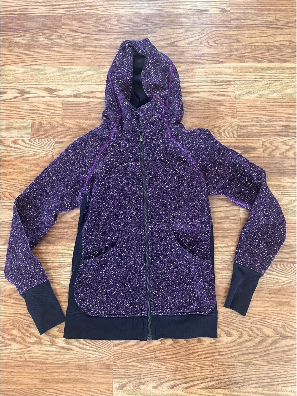 Women’s purple Lululemon Scuba Hoodie